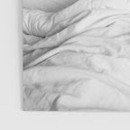 Champagne In Bed - Black And White Photography - Girl With Alcohol Bottle In Hand Photograph - Photo Poster Gallery Image 3