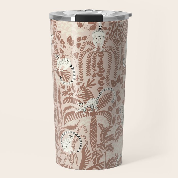 Jungle adventure Pantone color of the year 2025 Travel Mug Gallery Image 1
