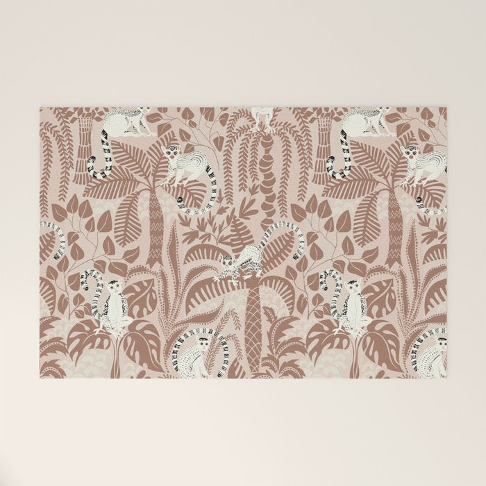 Jungle adventure Pantone color of the year 2025 Welcome Mat Gallery Image 1