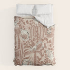 Jungle adventure Pantone color of the year 2025 Comforter Gallery Image 6
