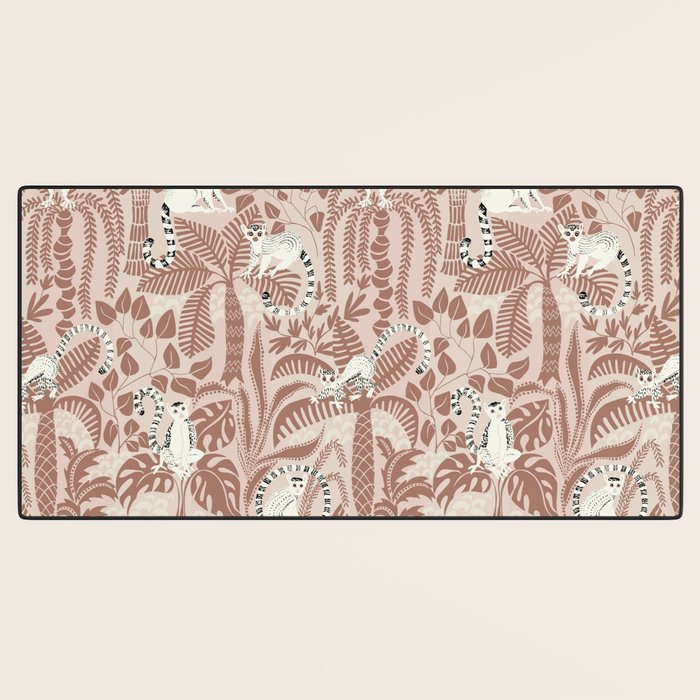 Jungle adventure Pantone color of the year 2025 Desk Mat Gallery Image 3