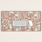 Jungle adventure Pantone color of the year 2025 Desk Mat Gallery Image 1