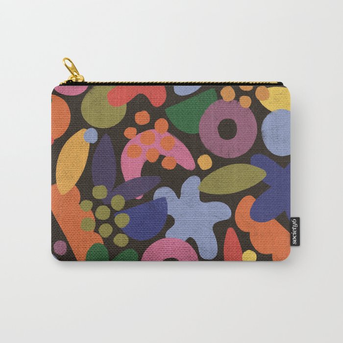 Bright Abstract Pattern #2 Carry All Pouch Gallery Image 1
