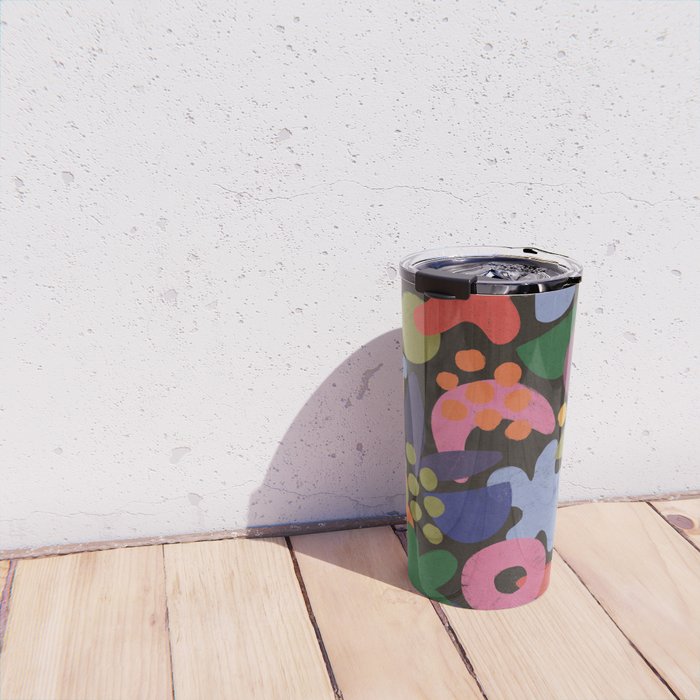 Bright Abstract Pattern #2 Travel Mug Gallery Image 4