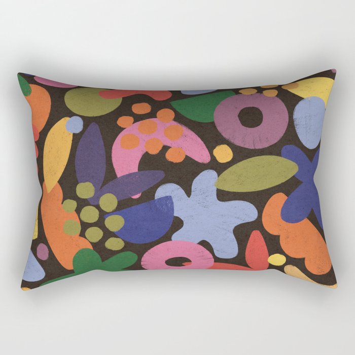 Bright Abstract Pattern #2 Rectangular Pillow Gallery Image 1