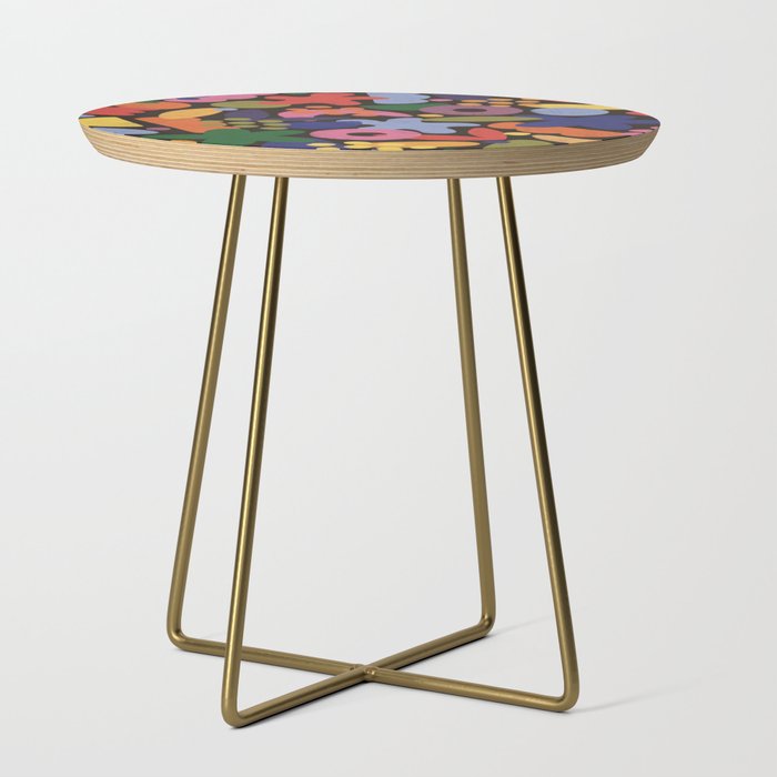 Bright Abstract Pattern #2 Side Table Gallery Image 1