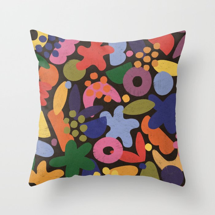 Bright Abstract Pattern #2 Throw Pillow Gallery Image 6