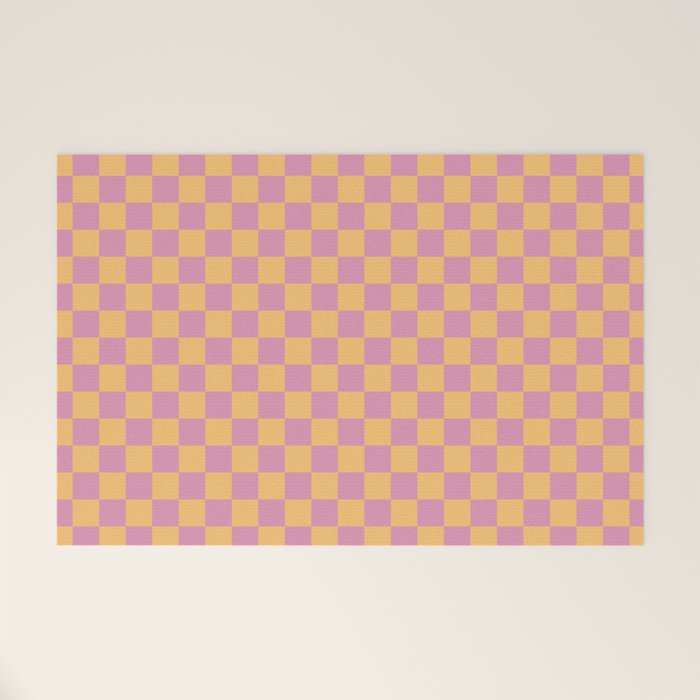 Checked Print - Jelly Welcome Mat Gallery Image 1