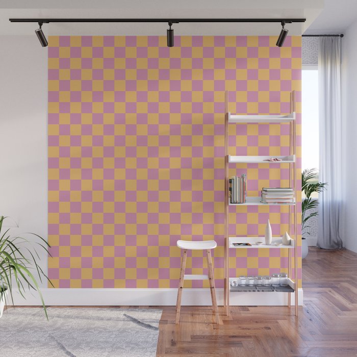 Checked Print - Jelly Wall Mural Gallery Image 1