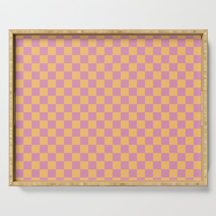 Checked Print - Jelly Serving Tray Gallery Image 1