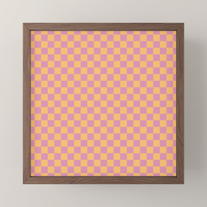 Checked Print - Jelly Mini Art Print