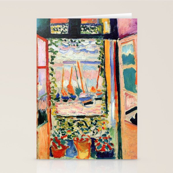 Henri Matisse The Open Window Stationery Card Gallery Image 2