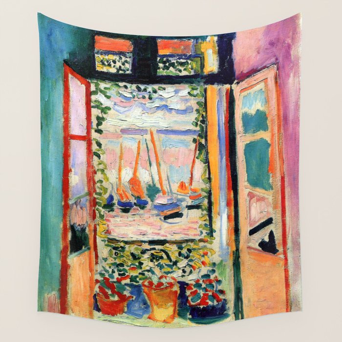 Henri Matisse The Open Window Wall Tapestry Gallery Image 4