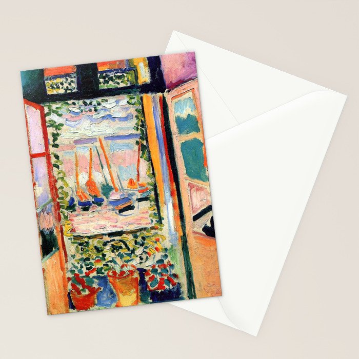 Henri Matisse The Open Window Stationery Card Gallery Image 2
