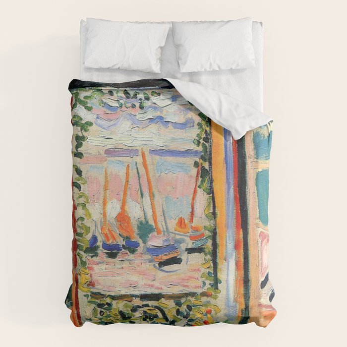 Henri Matisse The Open Window Duvet Cover Gallery Image 1