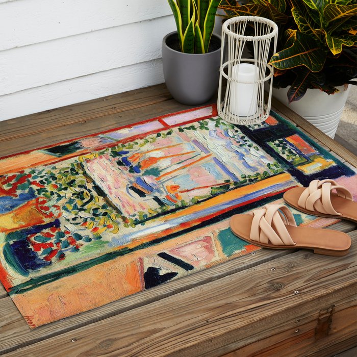 Henri Matisse The Open Window Outdoor Rug Gallery Image 2