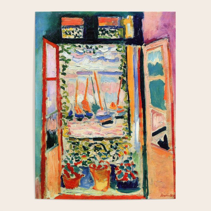 Henri Matisse The Open Window Poster Gallery Image 4
