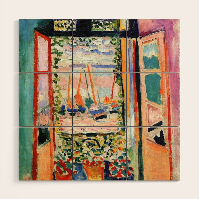 Henri Matisse The Open Window Wood Wall Art Gallery Image 1