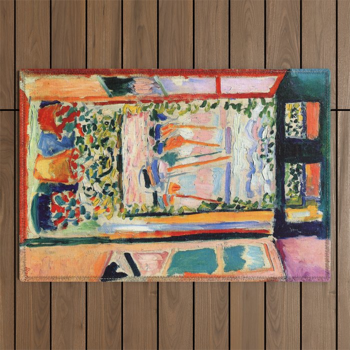 Henri Matisse The Open Window Outdoor Rug Gallery Image 1