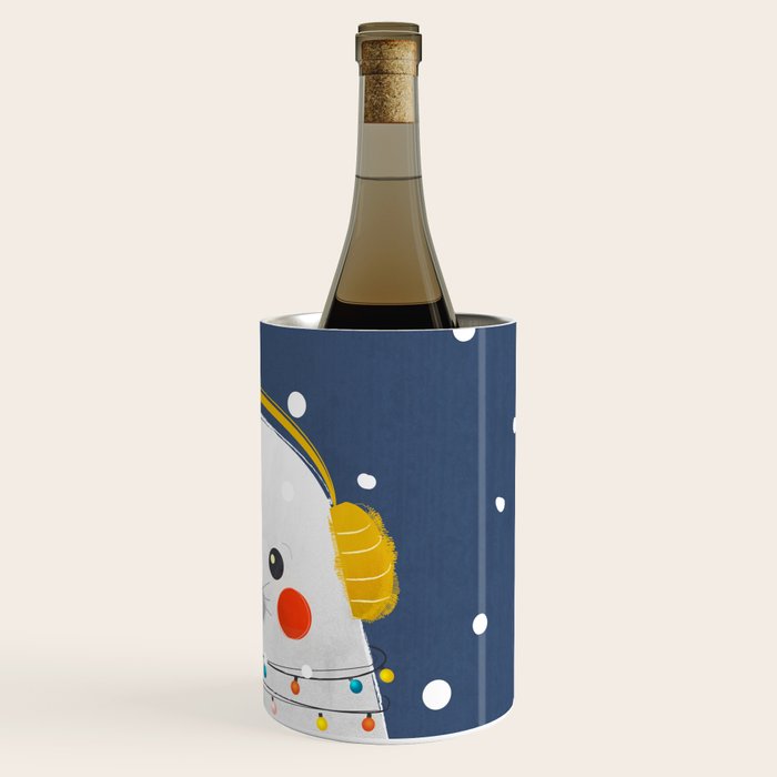 Christmas Baby Seal with fairy lights Wine Chiller Gallery Image 3