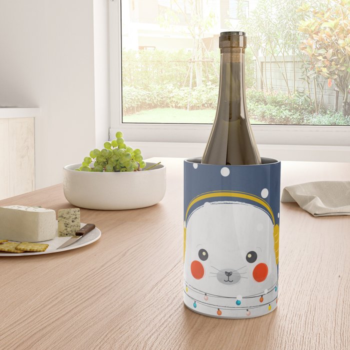 Christmas Baby Seal with fairy lights Wine Chiller Gallery Image 4