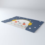 Christmas Baby Seal with fairy lights Rug Gallery Image 3