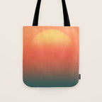 Ocean sunrise Tote Bag Gallery Image 1