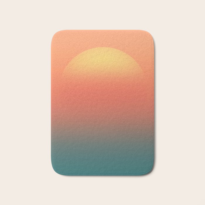 Ocean sunrise Bath Mat Gallery Image 1