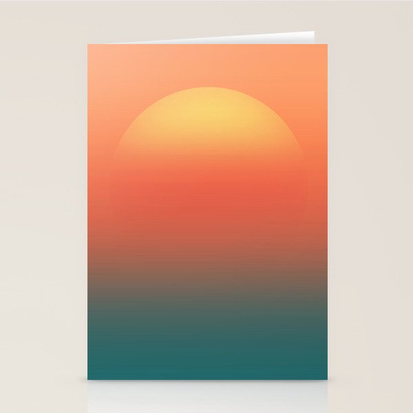 Ocean sunrise Stationery Card Gallery Image 1