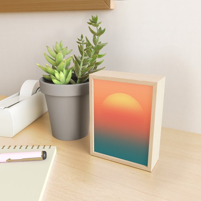 Ocean sunrise Mini Art Print Gallery Image 2