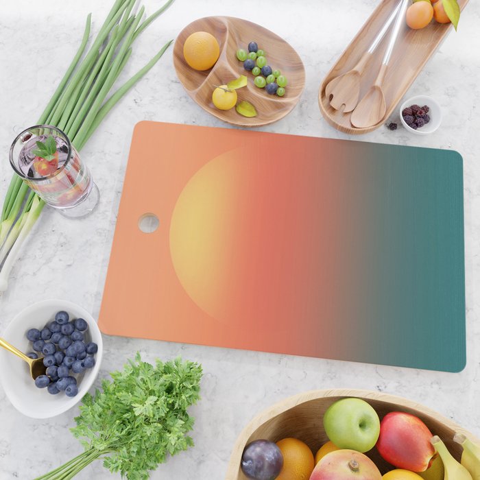 Ocean sunrise Cutting Board Gallery Image 2