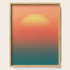 Ocean sunrise Serving Tray Gallery Image 1