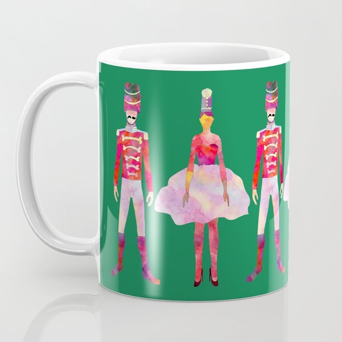 Nutcracker Ballet - Candy Cane Green Coffee Mug Gallery Image 3