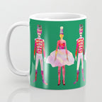 Nutcracker Ballet - Candy Cane Green Coffee Mug Gallery Image 3
