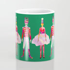 Nutcracker Ballet - Candy Cane Green Coffee Mug Gallery Image 4