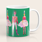 Nutcracker Ballet - Candy Cane Green Coffee Mug Gallery Image 1