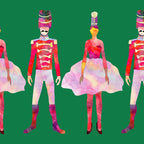 Nutcracker Ballet - Candy Cane Green Coffee Mug Gallery Image 2