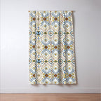 Artisan Tile Essence Flowery Window Curtain Gallery Image 3