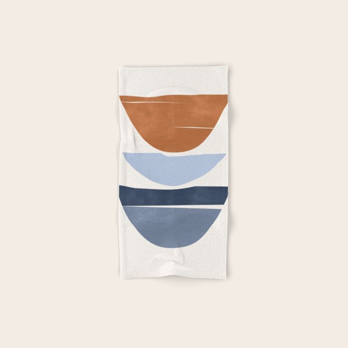 Modern Abstract Minimal Shapes 219 Bath Towel Gallery Image 1
