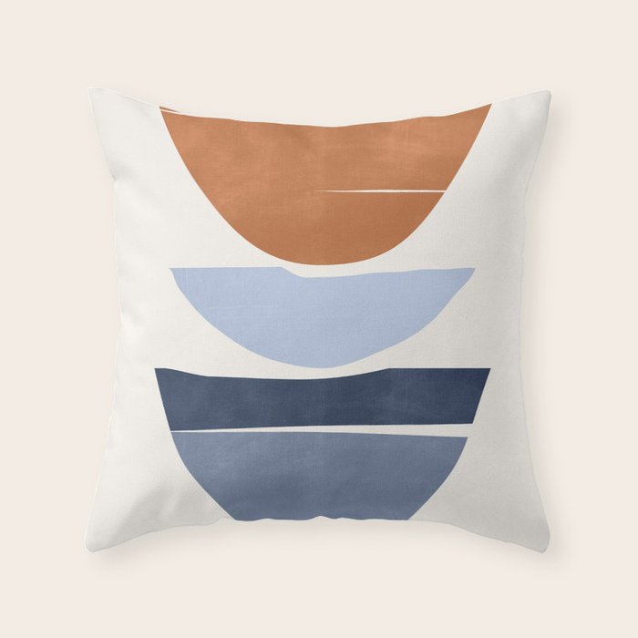 Modern Abstract Minimal Shapes 219 Throw Pillow Gallery Image 6