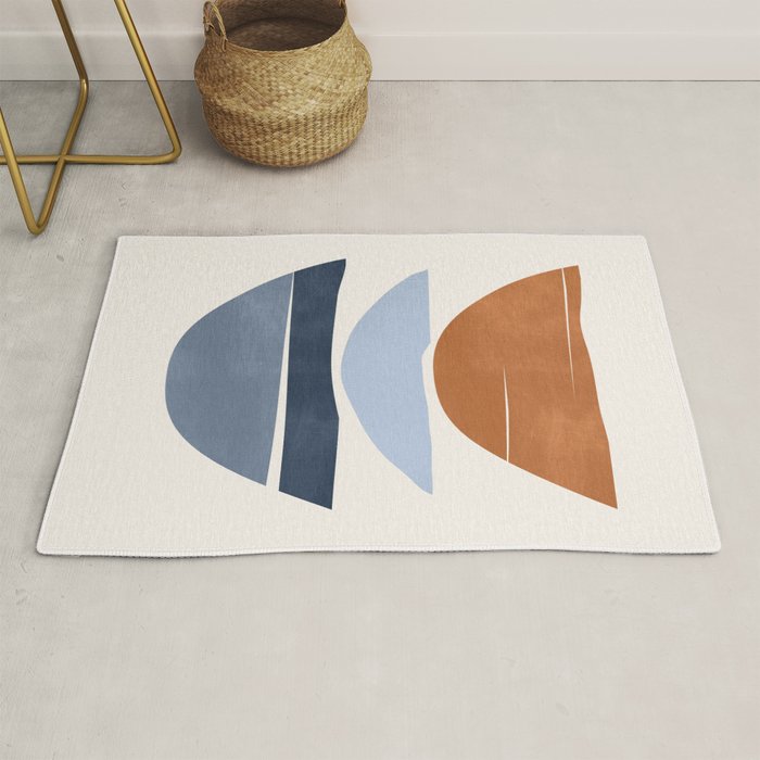 Modern Abstract Minimal Shapes 219 Rug Gallery Image 1