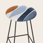 Modern Abstract Minimal Shapes 219 Stool Gallery Image 2