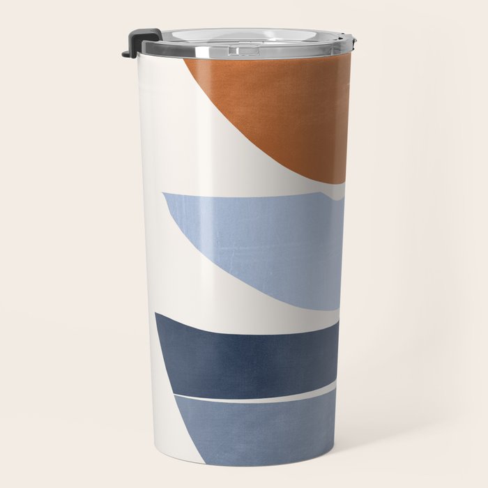 Modern Abstract Minimal Shapes 219 Travel Mug Gallery Image 3