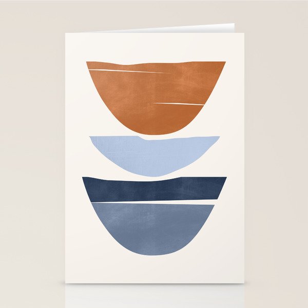 Modern Abstract Minimal Shapes 219 Stationery Card Gallery Image 2