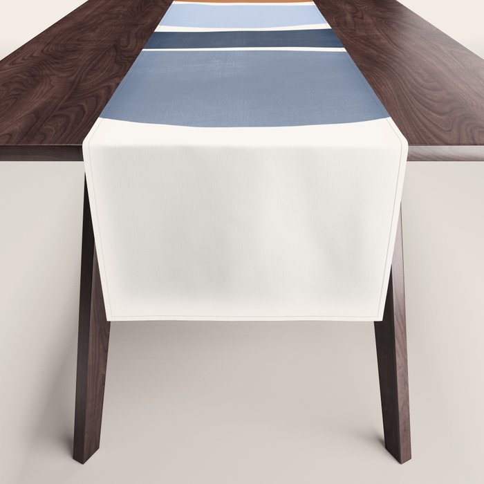 Modern Abstract Minimal Shapes 219 Table Runner Gallery Image 1