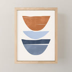 Modern Abstract Minimal Shapes 219 Mini Art Print Gallery Image 1