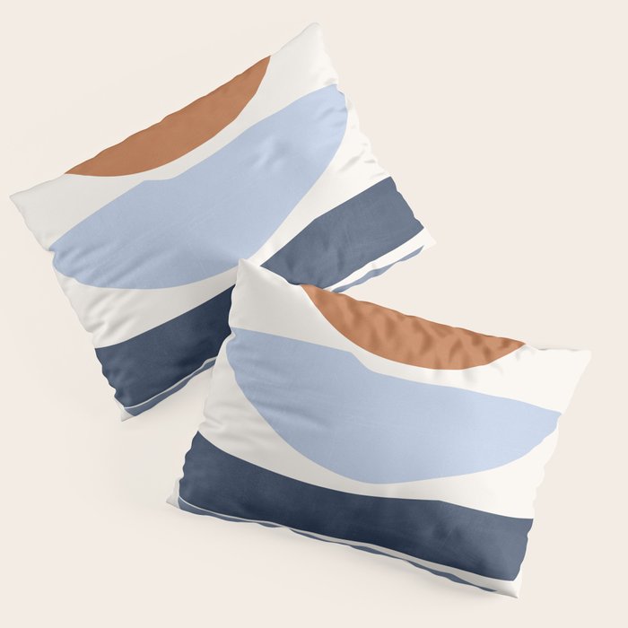 Modern Abstract Minimal Shapes 219 Pillow Sham Gallery Image 1