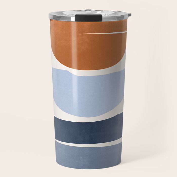 Modern Abstract Minimal Shapes 219 Travel Mug Gallery Image 1