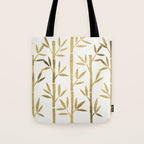 Bamboo Stems - Gold Palette Tote Bag Gallery Image 1