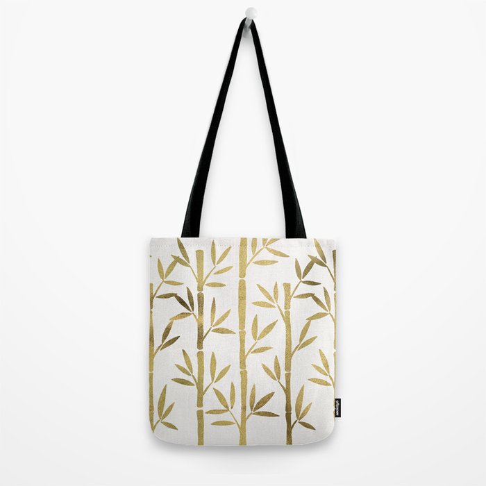 Bamboo Stems - Gold Palette Tote Bag Gallery Image 2